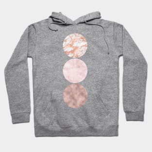 Rose grunge - circles II Hoodie